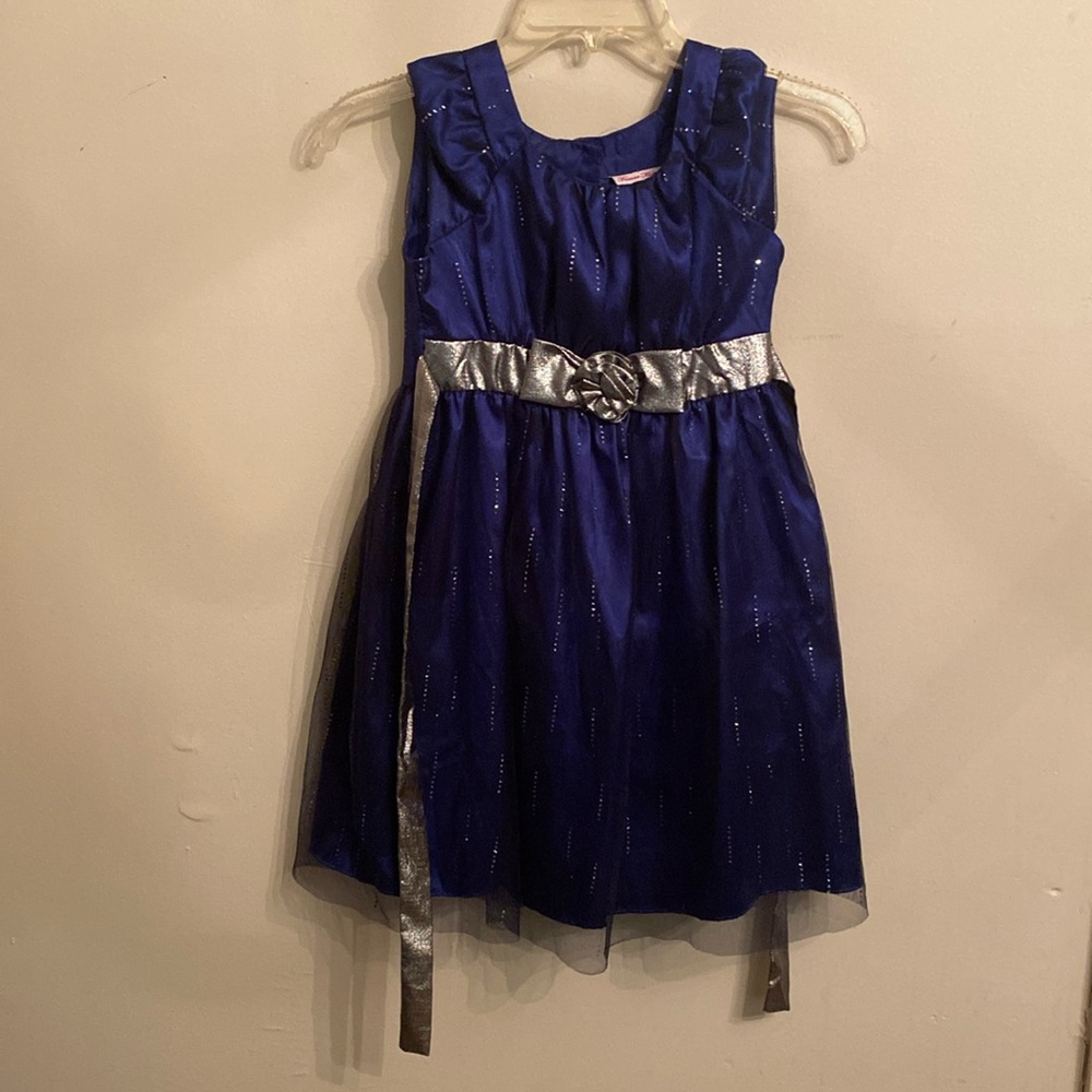 Blue dress girls size 7